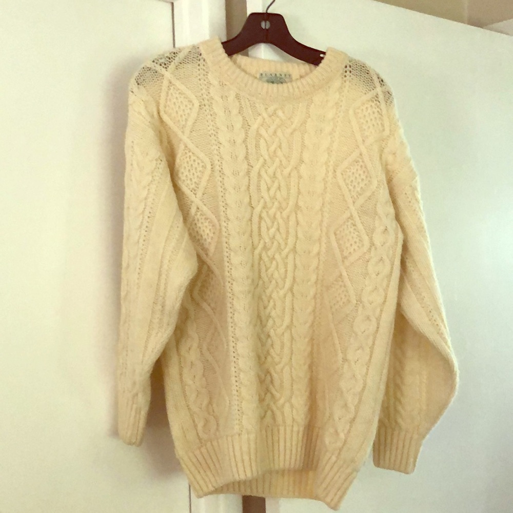 Authentic Irish Fisherman’s sweater.
